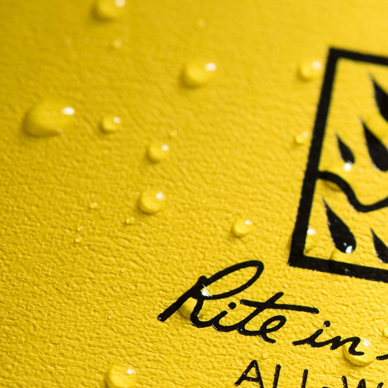 Rite in the Rain Weatherproof Hard Cover Notebook, 4 3/4" x 7 1/2", Yellow Cover, Field Pattern (No. 350F), 7.5 x 4.75 x 0.625 - Image 5